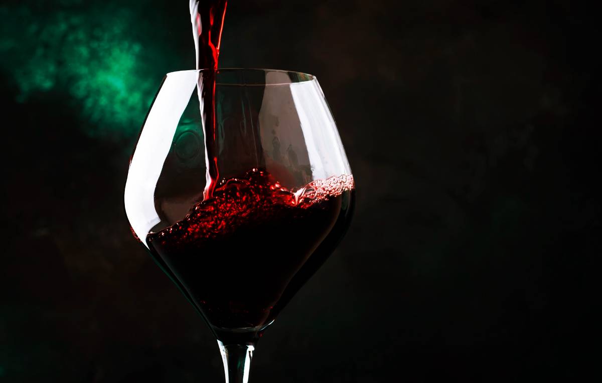 verre de vin rouge Saint-julien