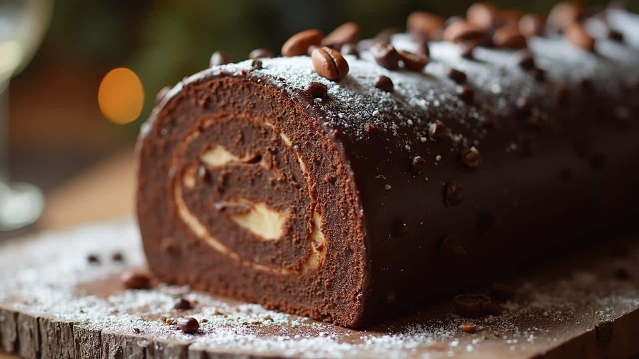 Recette facile de bûche de Noël à la pistache : un dessert festif qui épate vos invités