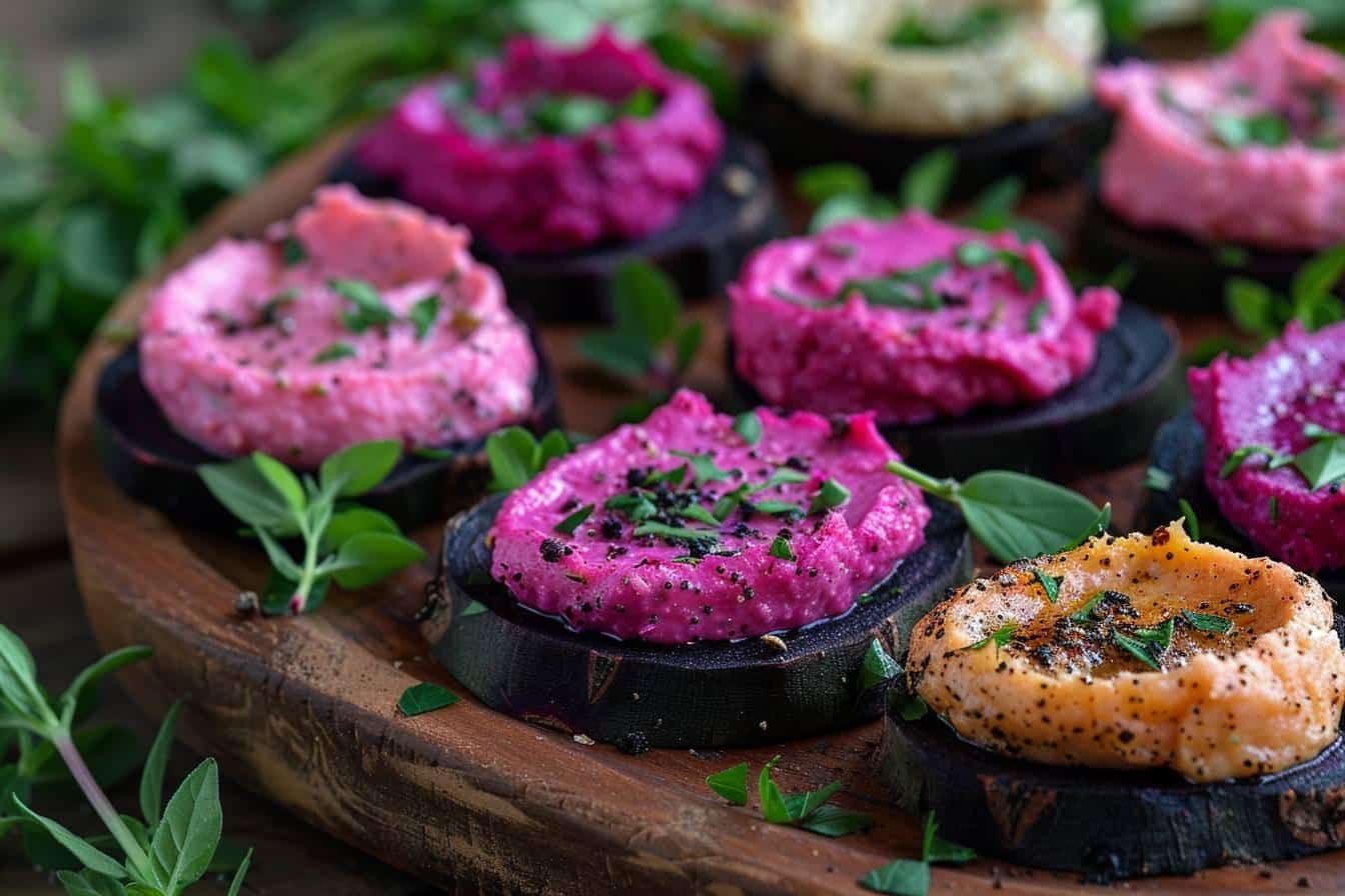 Toasts de tarama maison sur radis noir : une recette apéritive facile et originale