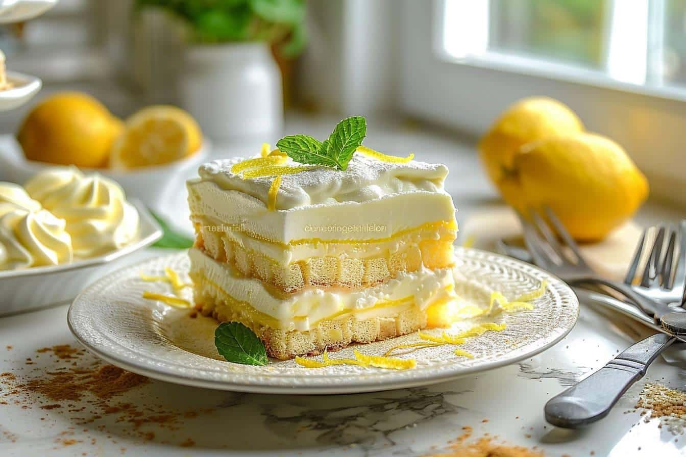 Recette facile de tiramisu au citron : un dessert italien rafraîchissant prêt en 30 minutes