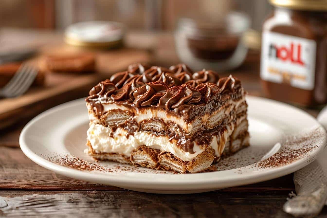 Délicieuse recette de tiramisu au Nutella : un dessert italien revisité avec gourmandise