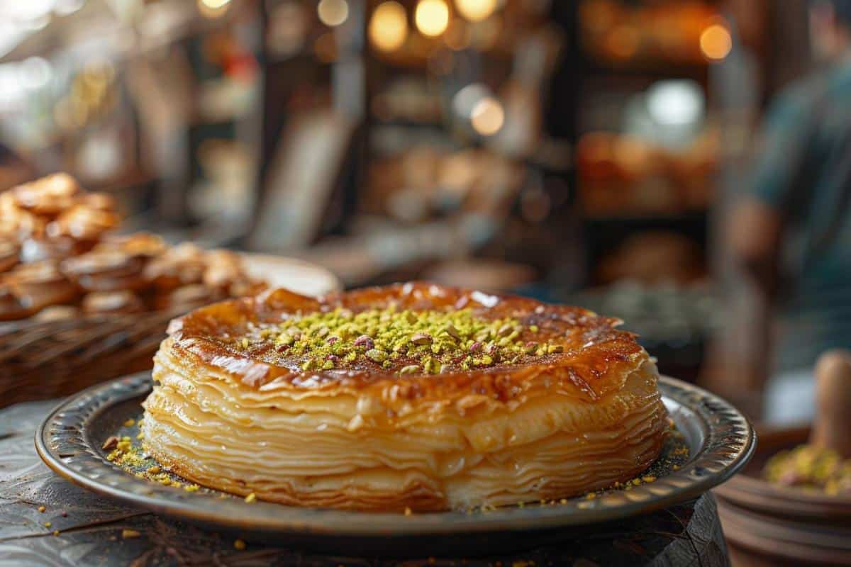 Recette authentique de knafeh : le dessert oriental à la pâte kadaïf et au fromage à essayer absolument